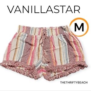 🍍Vanilla Star Striped Shorts